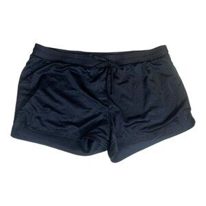 Aerie Athletic Medium Shorts Black Summer Tie Basketball Soccer Run Short Active